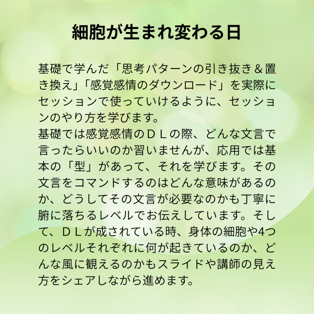 シータヒーリング 応用DNA概要